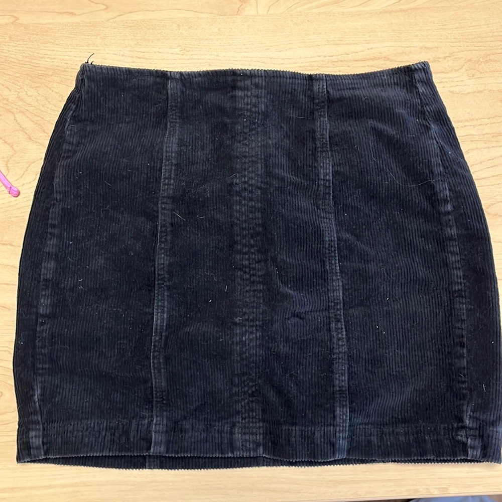 Black corduroy skirt- size 27